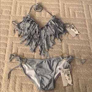 • Gray Seridyn Swim Wear Set •